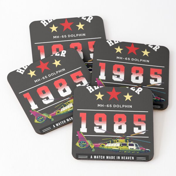 Item preview, Retro Military Helicopter Art 1985 designed and sold by UniquetyDesign.