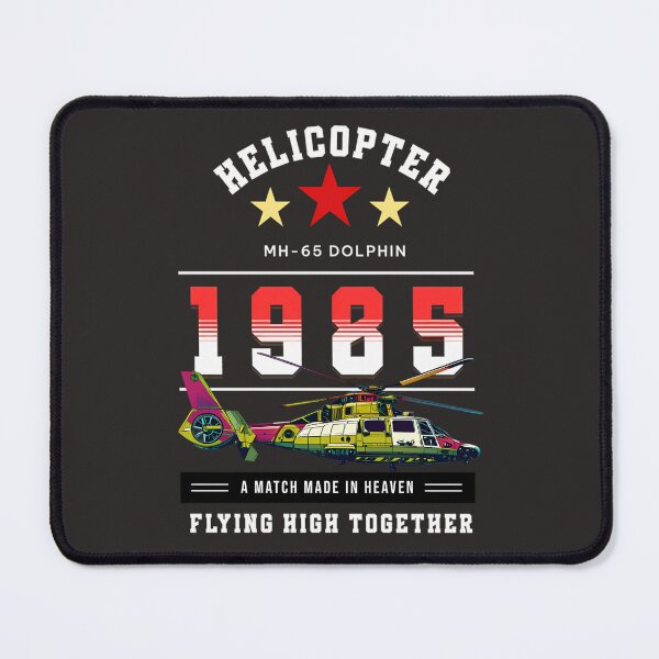 Item preview, Retro Military Helicopter Art 1985 designed and sold by UniquetyDesign.
