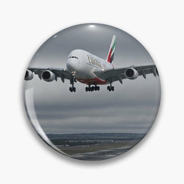 Item preview, Emirates Airbus A380 Graceful Landing designed and sold by Skyframe Aviation.