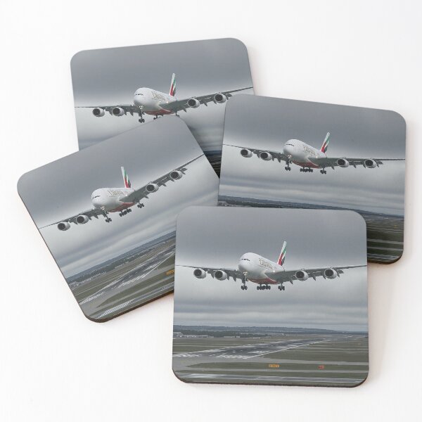 Item preview, Emirates Airbus A380 Graceful Landing designed and sold by Skyframe Aviation.