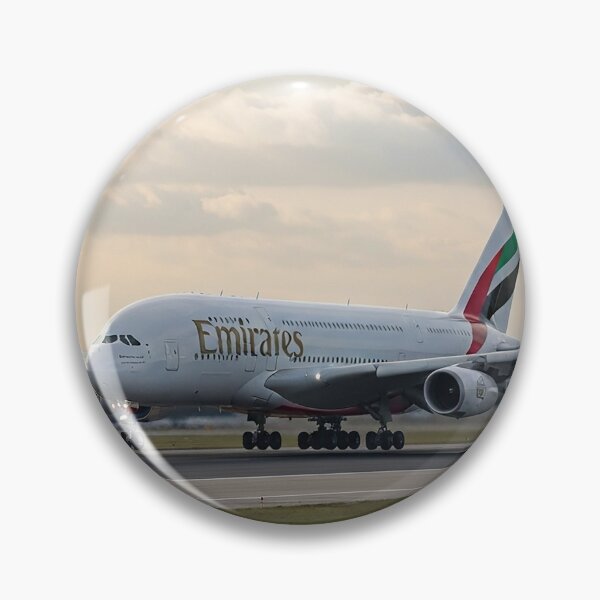 Item preview, Emirates Airbus A380 Graceful Landing designed and sold by Skyframe Aviation.