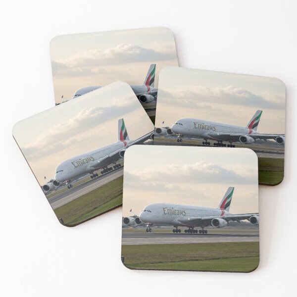 Item preview, Emirates Airbus A380 Graceful Landing designed and sold by Skyframe Aviation.