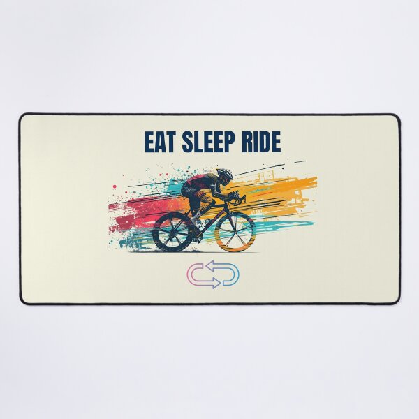 Item preview, Eat Sleep Ride Repeat Cycling T-Shirt | Funny Gift for Cyclists & Bike Lovers designed and sold by endurothreads.