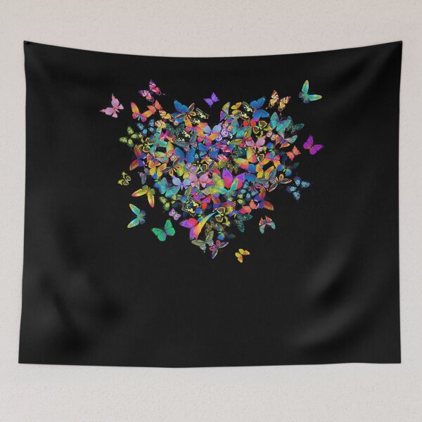 Item preview, Colorful Butterflies Heart designed and sold by AsierPosada5.