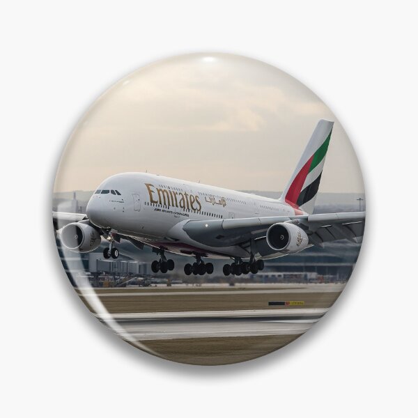 Item preview, Emirates Airbus A380 Graceful Landing designed and sold by Skyframe Aviation.