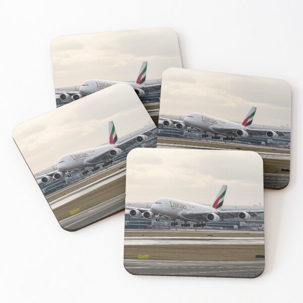 Item preview, Emirates Airbus A380 Graceful Landing designed and sold by Skyframe Aviation.