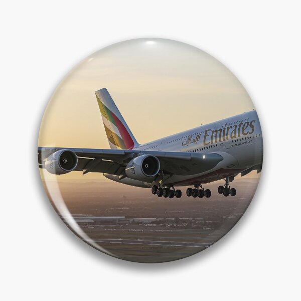 Item preview, Emirates Airbus A380 Graceful Landing designed and sold by Skyframe Aviation.