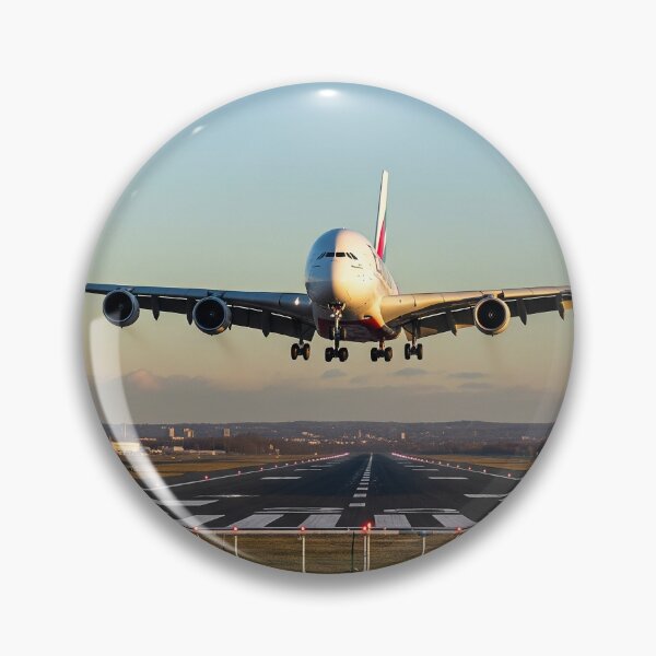 Item preview, Emirates Airbus A380 Graceful Landing designed and sold by Skyframe Aviation.