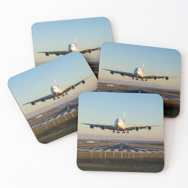 Item preview, Emirates Airbus A380 Graceful Landing designed and sold by Skyframe Aviation.