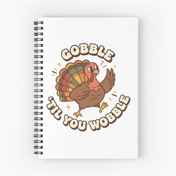 Item preview, Retro Gobble Til You Wobble Turkey | Funny Vintage Thanksgiving Feast Mode Groovy Design designed and sold by Wear Sculpt.