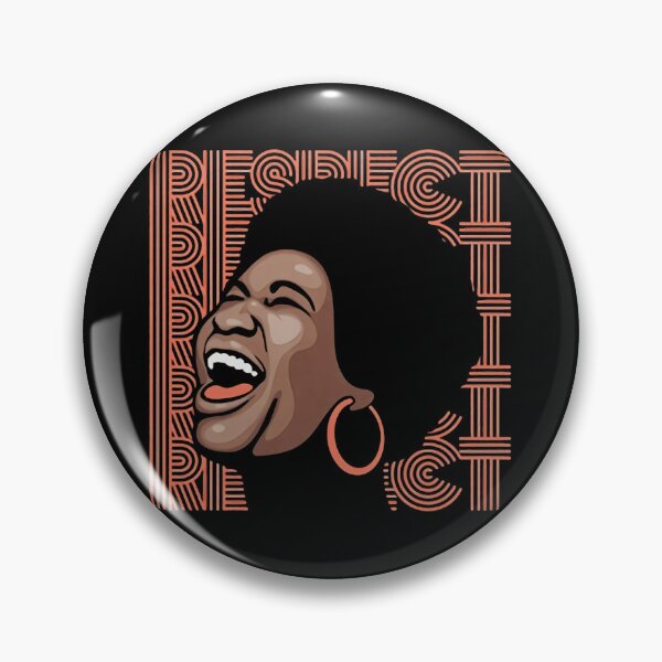 Item preview, Aretha Franklin - Aretha Respect Hoops designed and sold by xamiueiux.