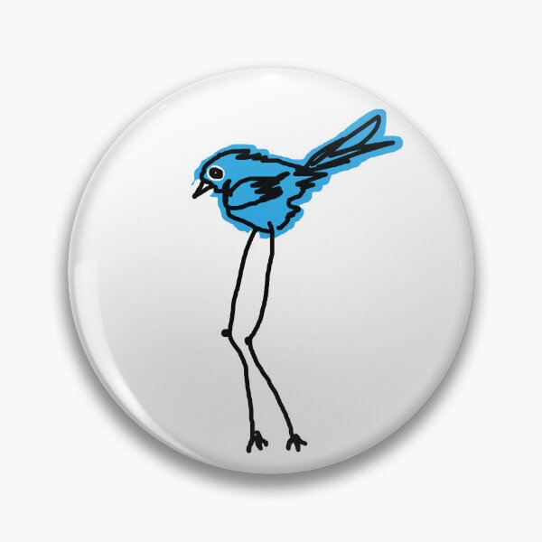 Item preview, Weird Twitter – Long-Legged Bird Design designed and sold by SleekLineSketches.