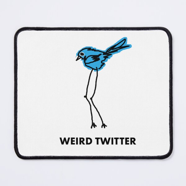 Item preview, Weird Twitter – Long-Legged Bird Design designed and sold by SleekLineSketches.