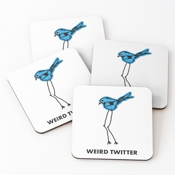 Item preview, Weird Twitter – Long-Legged Bird Design designed and sold by SleekLineSketches.