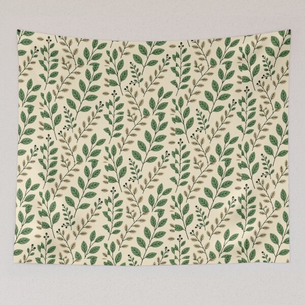 Item preview, Light Green Theme, Botanical Leaves, Minimalist Modern Stylize, light green background, Repeated Texture Pattern (image size 8320x12480) designed and sold by Digital-Davinci.