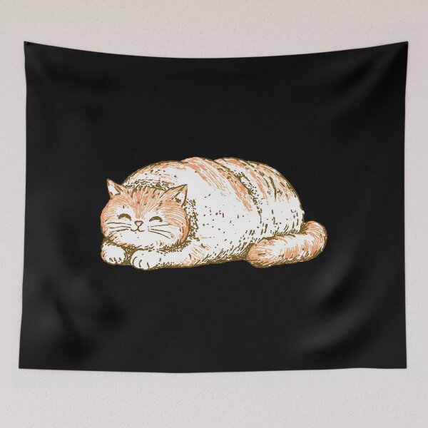 Item preview,  Chubby Cat Sketch Cozy Vintage Ink Illustration designed and sold by Braedeneest.