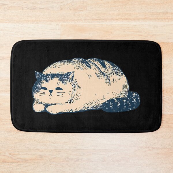 Item preview,  Cat Loaf Illustration Vintage Ink Sketch designed and sold by Braedeneest.