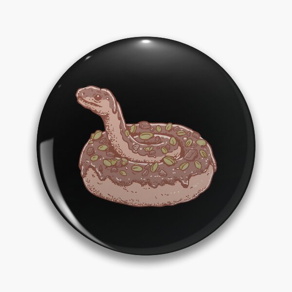 Item preview,   Dubai Chocolate Donut Snake Whimsical Pistachio Topped Illustration designed and sold by Braedeneest.