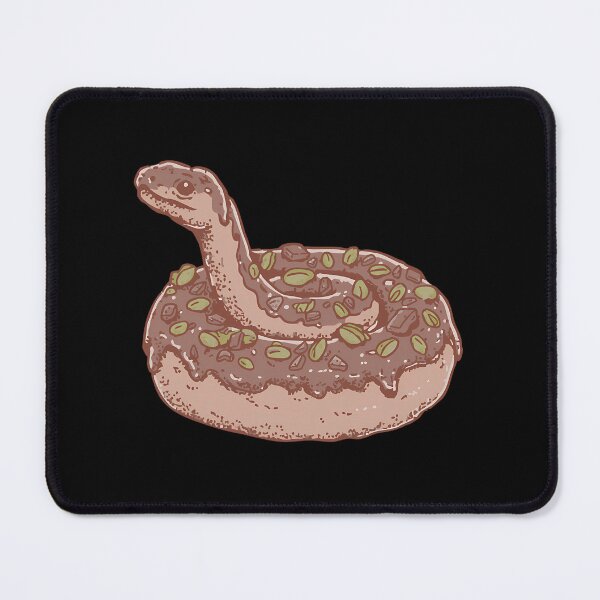 Item preview,   Dubai Chocolate Donut Snake Whimsical Pistachio Topped Illustration designed and sold by Braedeneest.
