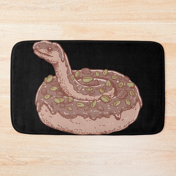 Item preview,   Dubai Chocolate Donut Snake Whimsical Pistachio Topped Illustration designed and sold by Braedeneest.