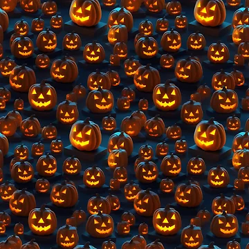 Artwork thumbnail, Halloween - Pattern V9 by RWT-Design