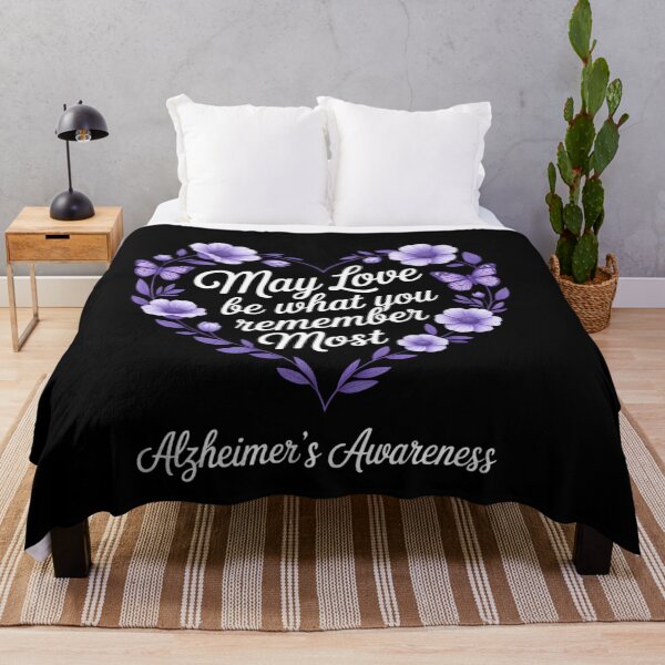 Item preview, May Love Be What You Remember Most Alzheimer Awareness designed and sold by PunkNation-Arts.