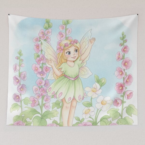 Item preview, Amongst the Hollyhocks designed and sold by Faerieglen.