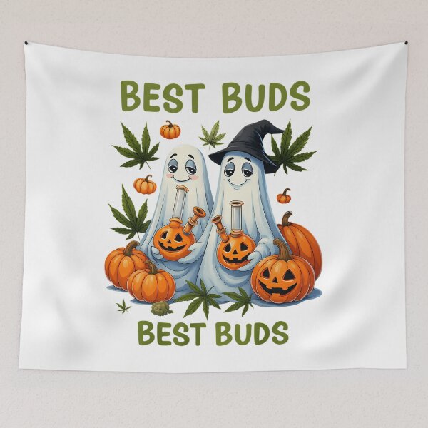 Item preview, Marijuana Best Buds Ghost 420 Weed Cannabis Halloween designed and sold by PunkNation-Arts.