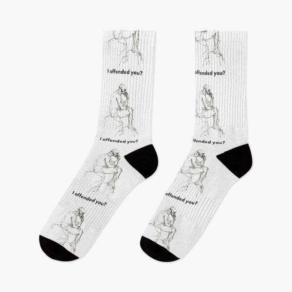Item preview, I Offended You? – Thinking Philosopher Design designed and sold by SleekLineSketches.