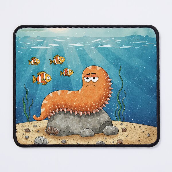 Item preview, Funny Octopus on a Rock designed and sold by Whimsical Hug.