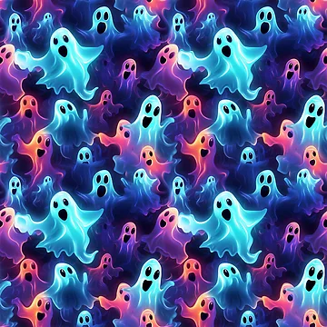 Artwork thumbnail, Halloween - Pattern V10 by RWT-Design