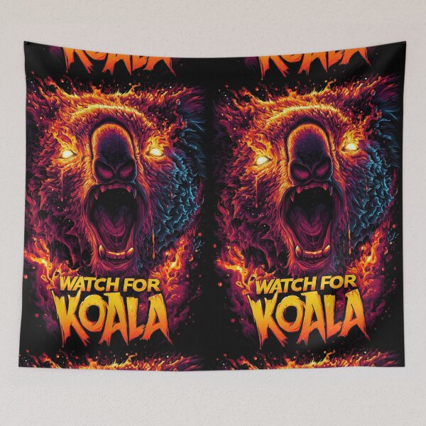 Item preview, Hellfire Koala's Apocalyptic Roar designed and sold by Piotrek0001.