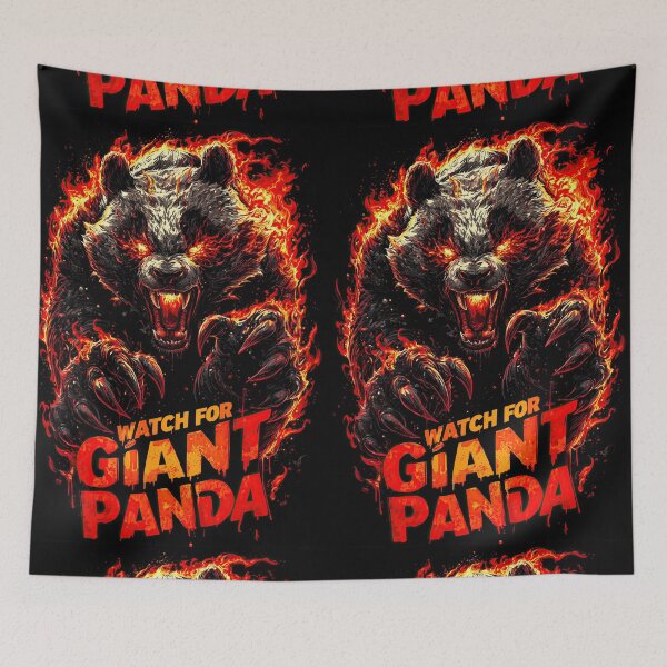 Item preview, Berserker Panda of the Burning Inferno designed and sold by Piotrek0001.