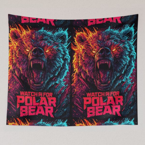 Item preview, Raging Polar Bear of Fire and Ice designed and sold by Piotrek0001.