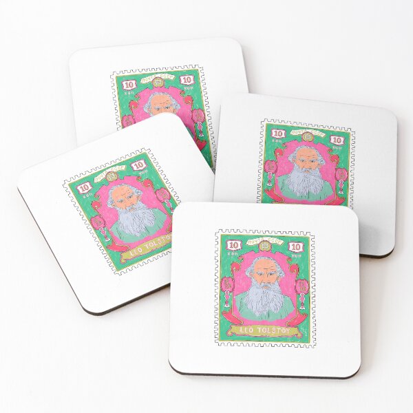Item preview, Leo Tolstoy made-up stamp designed and sold by LamaLamaPNG.