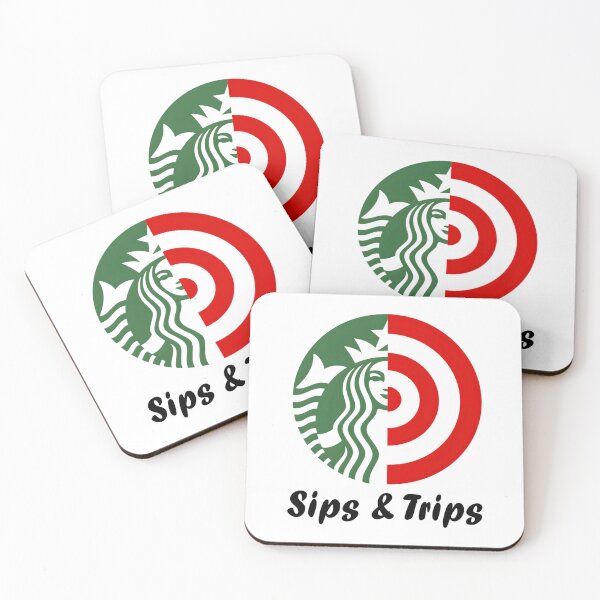 Item preview, Sips And Trips, Coffee, Travel, Funny.  Classic 		 designed and sold by pmlqltapuk28.
