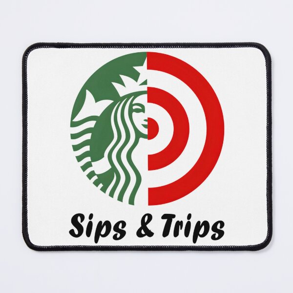 Item preview, Sips And Trips, Coffee, Travel, Funny.  Classic 		 designed and sold by pmlqltapuk28.