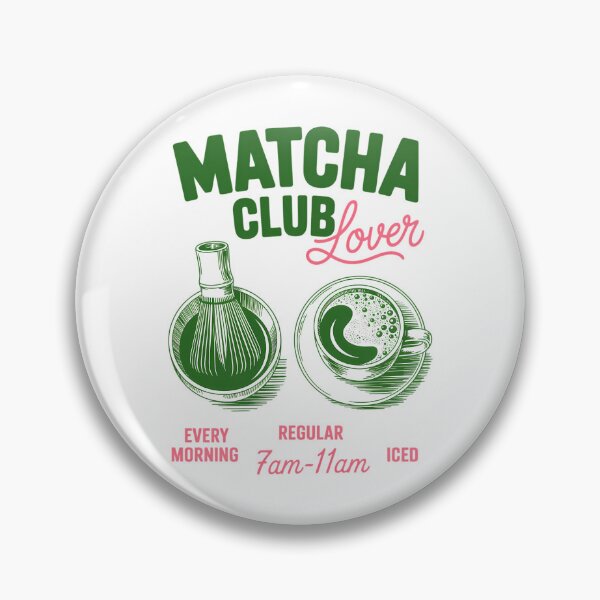 Item preview, Matcha Club Regular or Ice Green Tea Matcha Latte designed and sold by PunkNation-Arts.