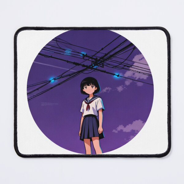 Item preview, Serial Experiments Lain sky Aesthetic | Cute Bear Hoodie Anime Vaporwave Design designed and sold by Gurjeetpixelart.