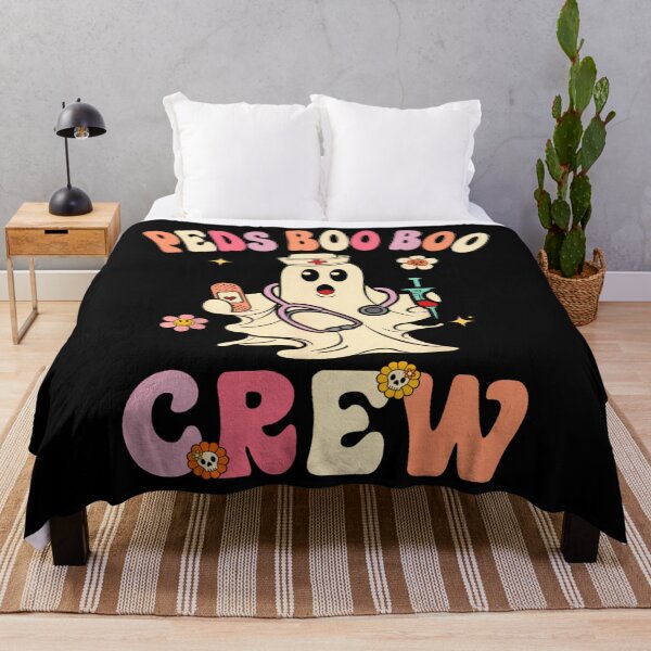 Item preview, Peds Nurse Boo Crew Retro Halloween Pediatric Nurse 		 designed and sold by hacbbtkhuw71.