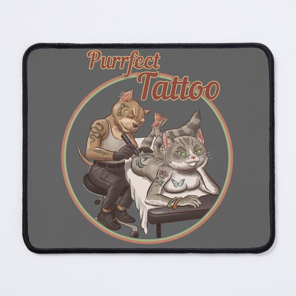Item preview, Purrfect Tattoo designed and sold by Inky-Vibe.