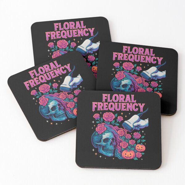 Item preview, Floral Frequency – Halloween Radiologist Sonographer Floral Anatomy Design designed and sold by ClinicalHubs.