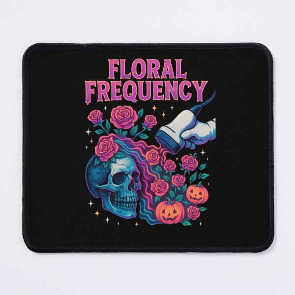Item preview, Floral Frequency – Halloween Radiologist Sonographer Floral Anatomy Design designed and sold by ClinicalHubs.