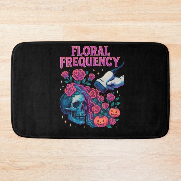 Item preview, Floral Frequency – Halloween Radiologist Sonographer Floral Anatomy Design designed and sold by ClinicalHubs.