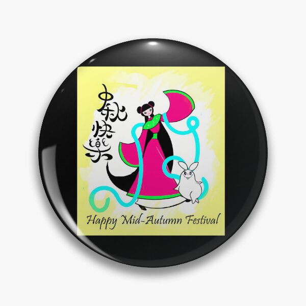 Item preview, Happy Mid-Autumn Festival - Fairy And Bunny ( Rabbit ) designed and sold by LoriSandra.
