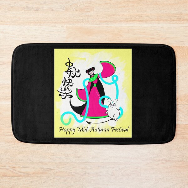 Item preview, Happy Mid-Autumn Festival - Fairy And Bunny ( Rabbit ) designed and sold by LoriSandra.