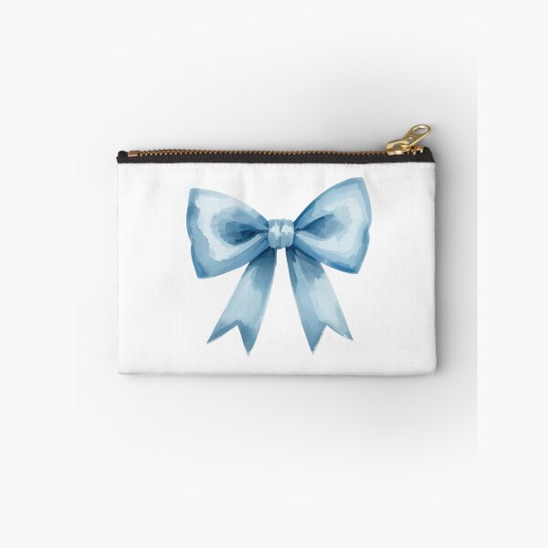 Item preview, Watercolor Blue Ribbon Bow Sticker – Cute Hand-Drawn Decorative Design designed and sold by CoconutCoastDesigns.