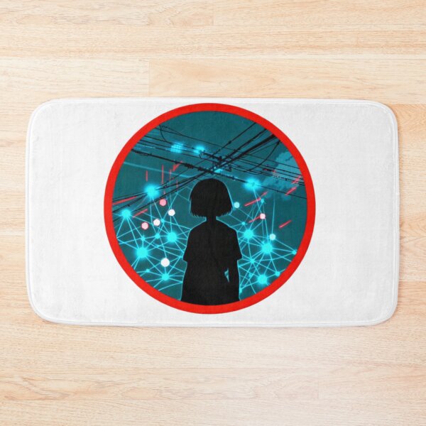Item preview, Science effects on serial Experiments Lain sky Aesthetic | Cute Bear Hoodie Anime Vaporwave Design designed and sold by Gurjeetpixelart.