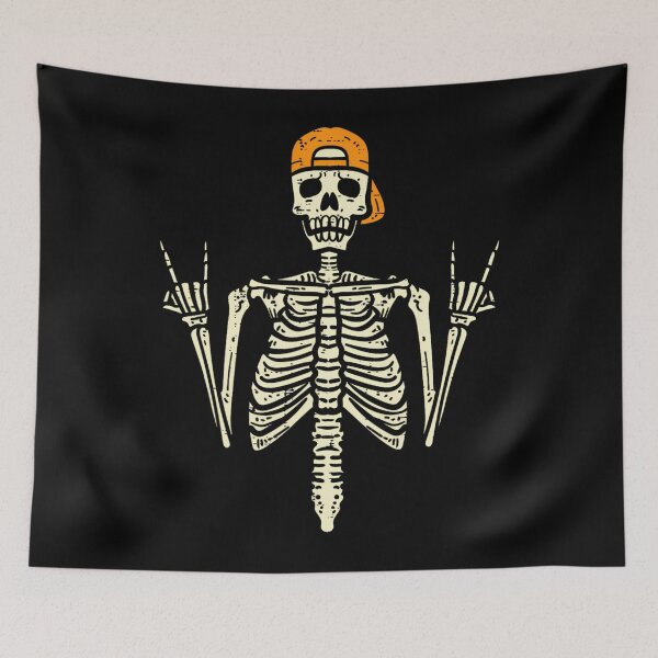 Item preview, Rocker Skeleton Cap Skater Cool Halloween Punk Rock 	 	 		 designed and sold by jjswssvdyna93.