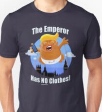 Trump Inflatable Baby Emperor Blimp Floating England Scotland Unisex T-Shirt
